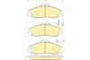 GIRLING 6133539 Brake Pad Set, disc brake